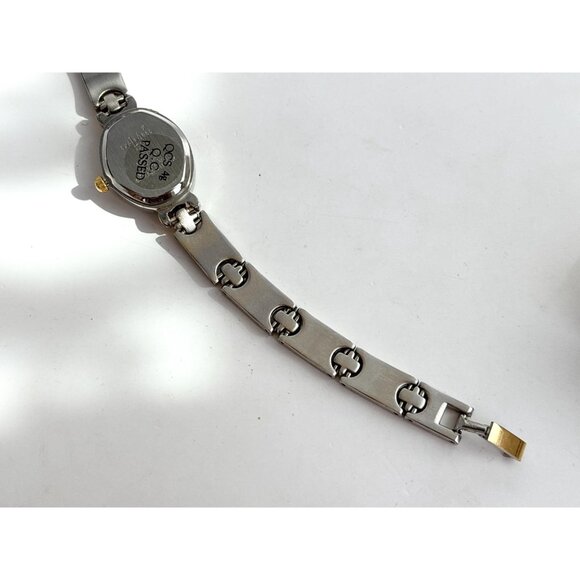 LA Express Dual Toned  Bracelet Ladies Vintage Wristwatch - 18mm - WORKS! - Picture 6 of 11